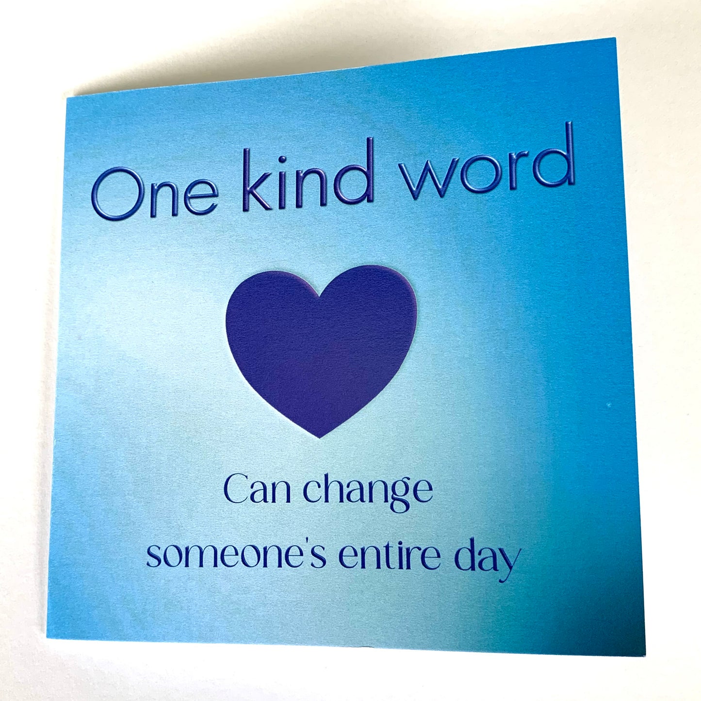 One Kind Word