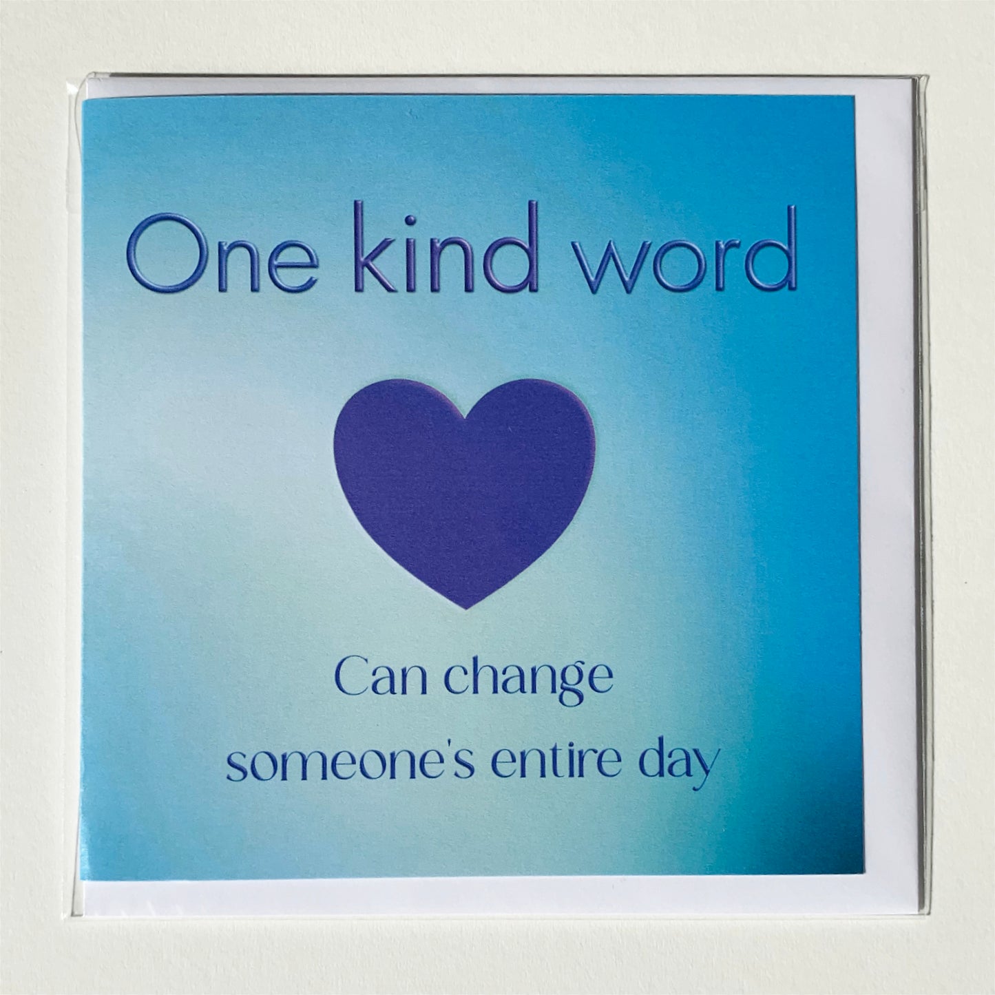 One Kind Word