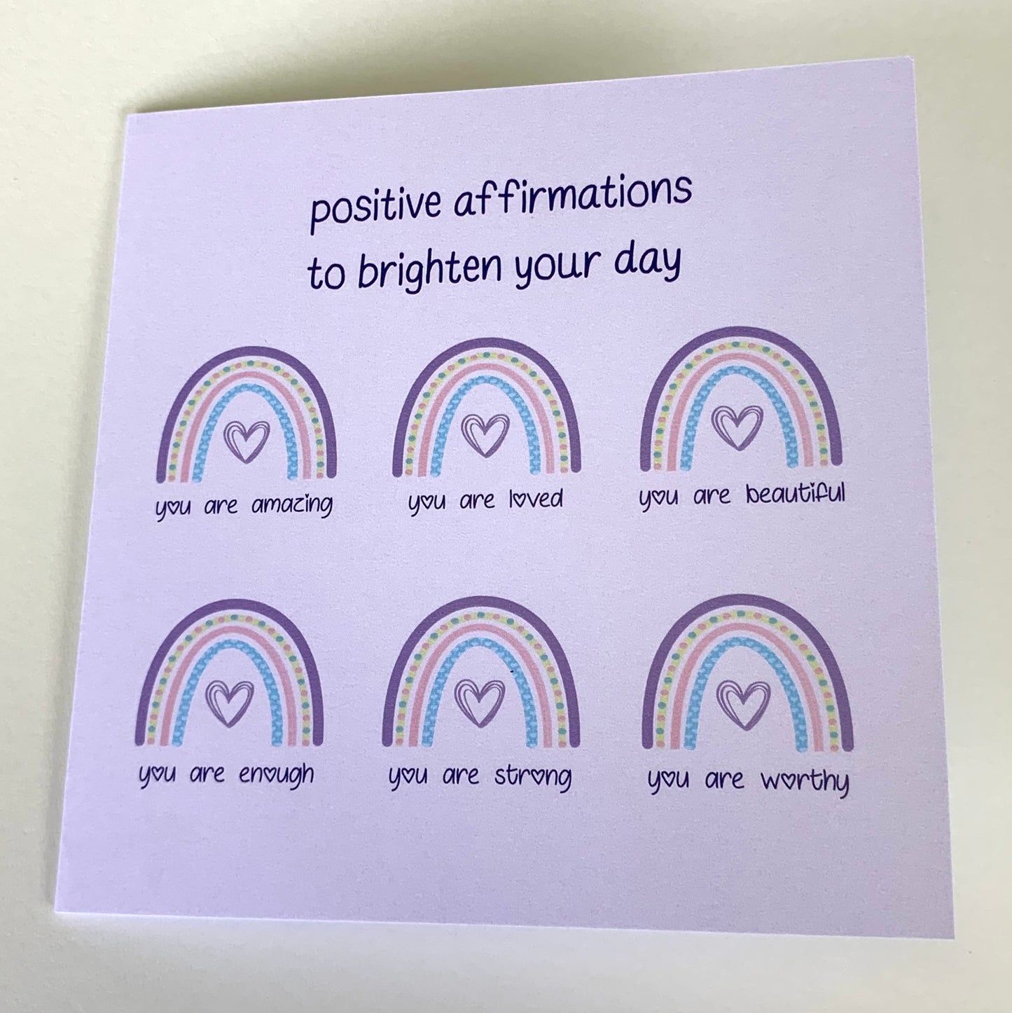 Positive Affirmations Pink