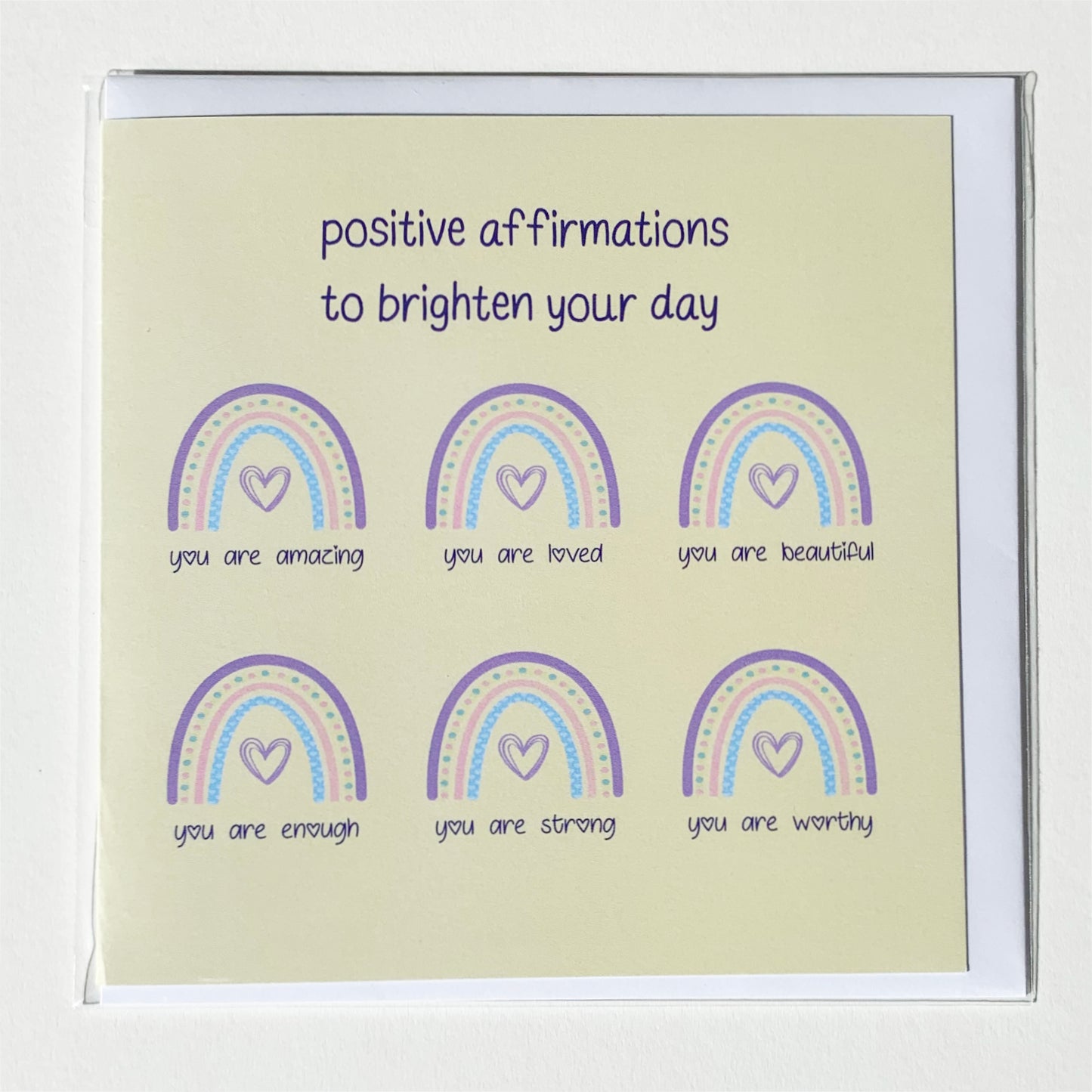 Positive Affirmations Yellow