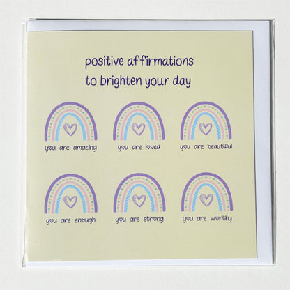 Positive Affirmations Yellow