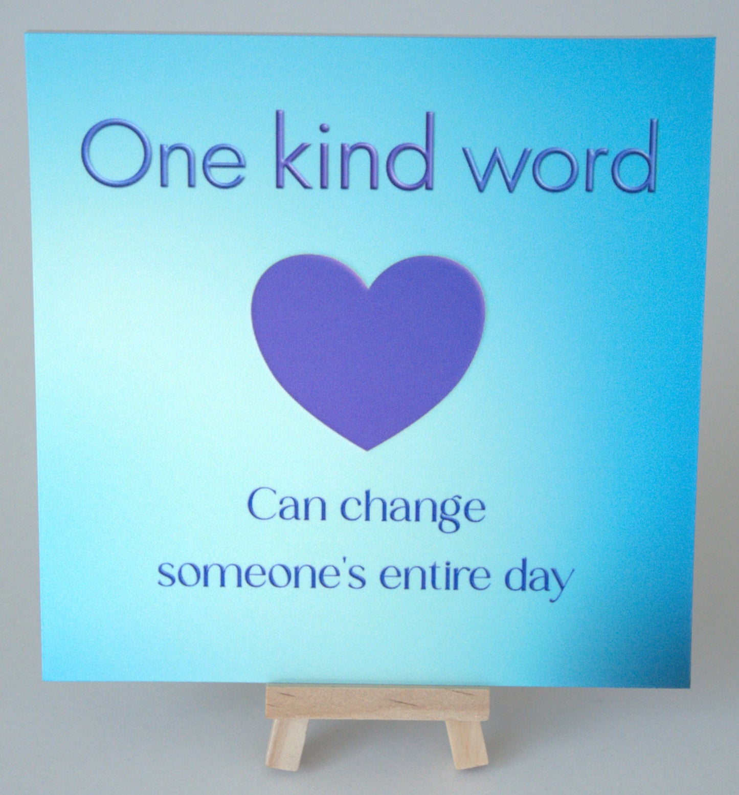 One Kind Word