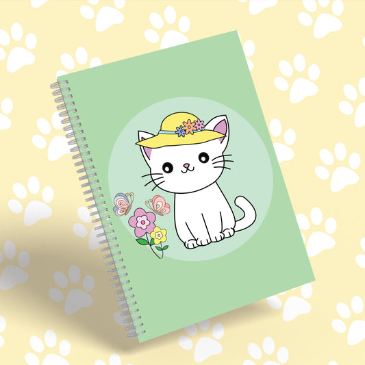 Spring Cat Notebook