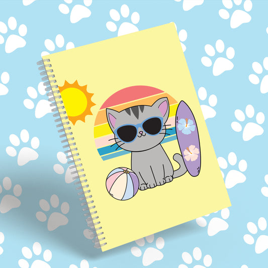 Summer Cat Notebook